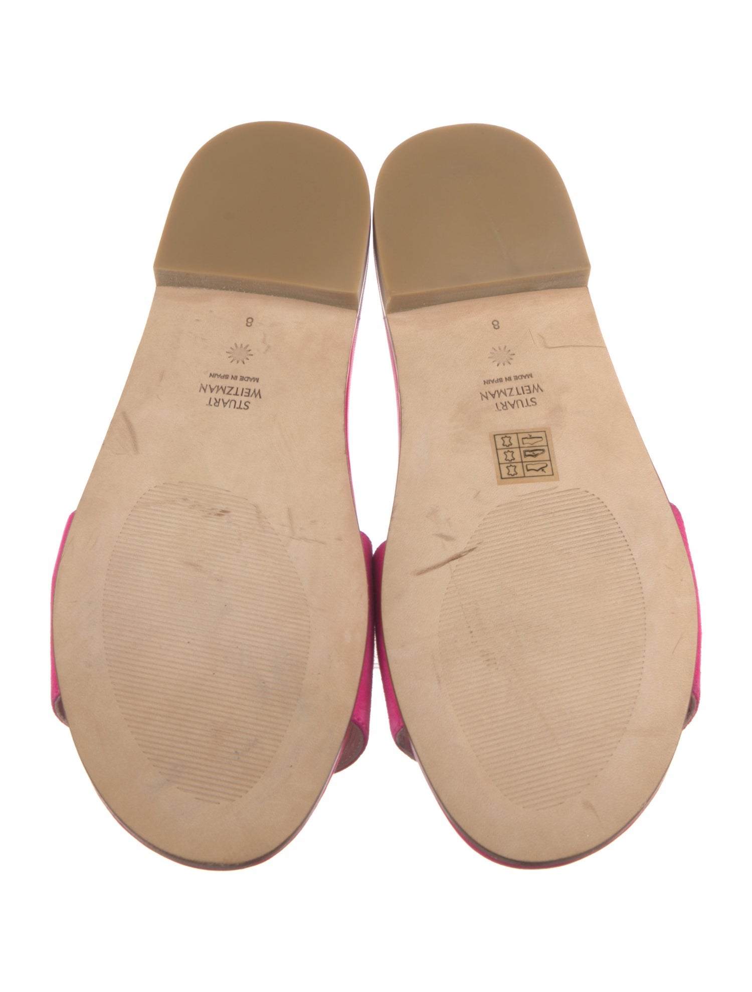 Stuart Weitzman Suede Slides